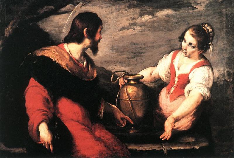 STROZZI, Bernardo Christ and the Samaritan Woman xdg Germany oil painting art